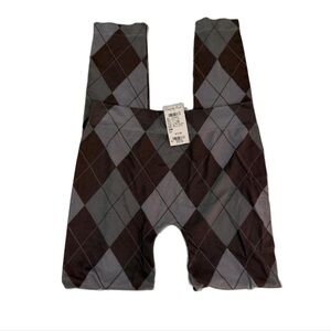 Y2K vintage preppy office siren Charlotte Russe Argyle tights